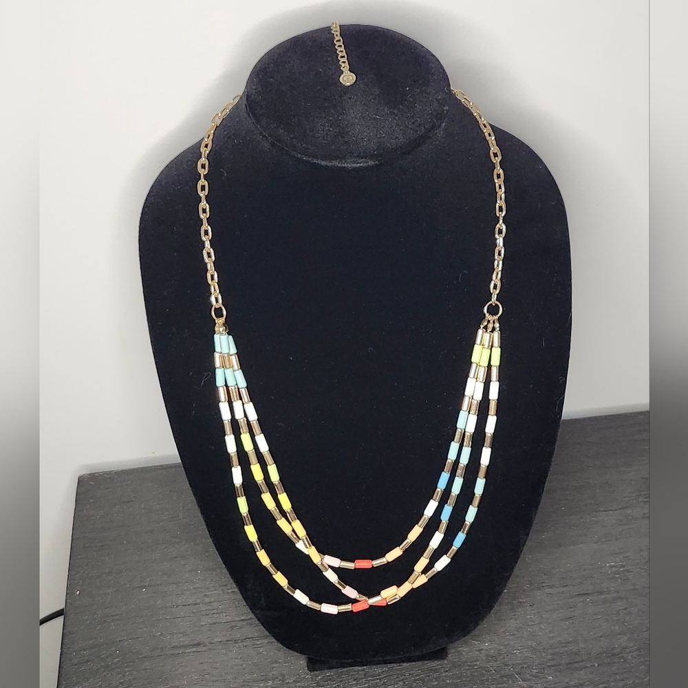 C1946 Triple Beaded Necklace